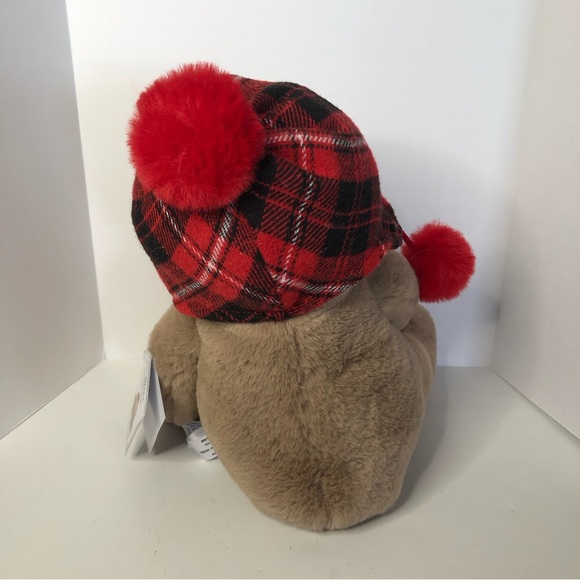 Aurora Steve the Sloth 12 inch Holiday Tartan Collection 2021 Plush Stuffed Toy - Picture 2 of 6